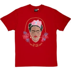 Frida Kahlo "I Am My Own Muse" T-Shirt -Tshirt Store frida kahlo own muse tshirt 251 redtshirt