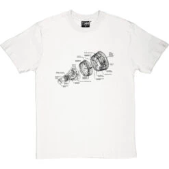 Gemini Spacecraft Diagram T-Shirt -Tshirt Store gemini diagram tshirt 1 whitetshirt