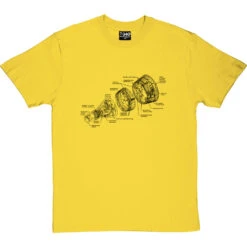 Gemini Spacecraft Diagram T-Shirt -Tshirt Store gemini diagram tshirt 1 yellowtshirt