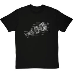Gemini Spacecraft Diagram T-Shirt