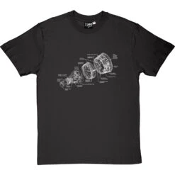 Gemini Spacecraft Diagram T-Shirt -Tshirt Store gemini diagram tshirt 2 charcoaltshirt