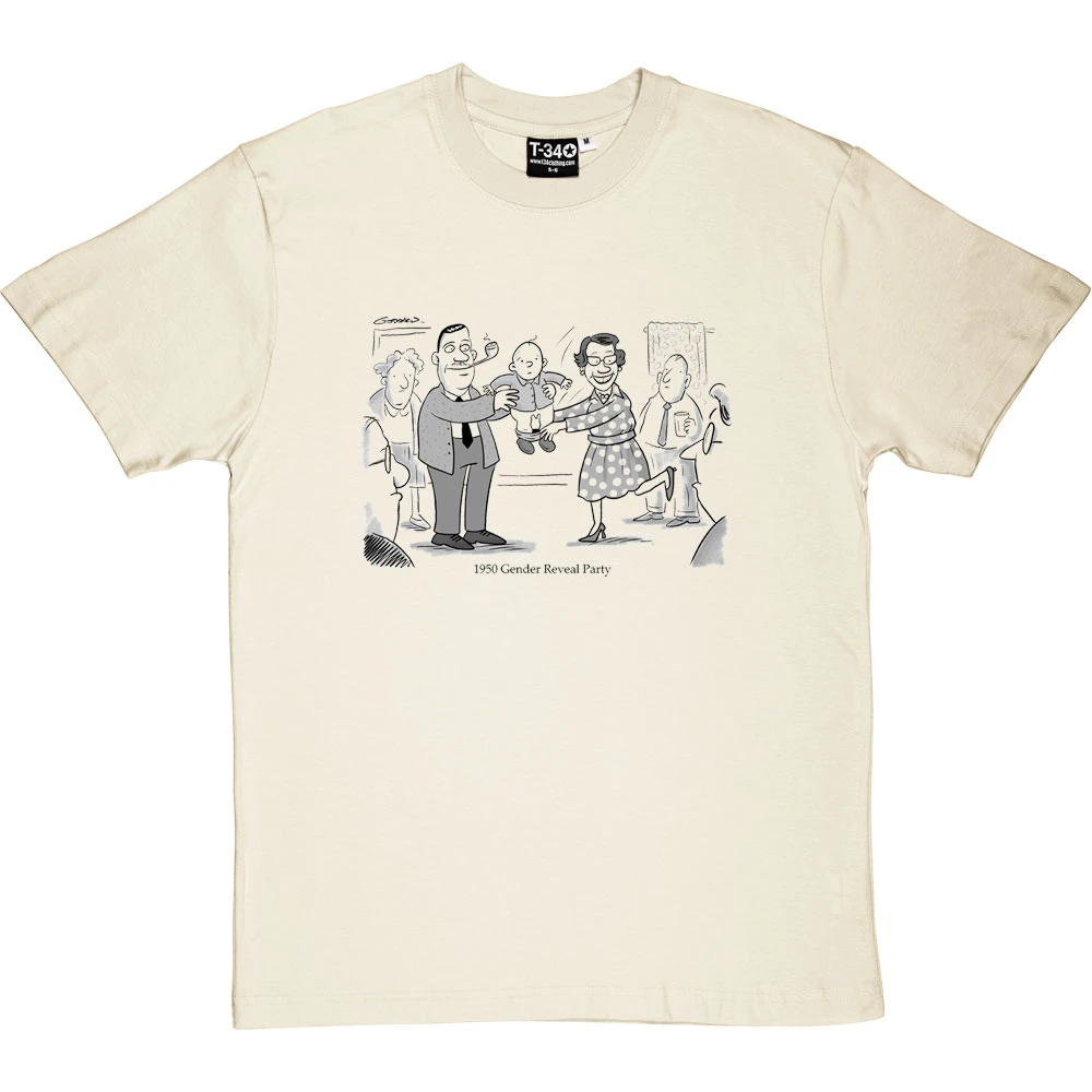 1950s Gender Reveal Party T-Shirt 1 1950s Gender Reveal Party T-Shirt