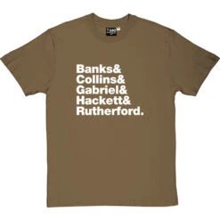 Genesis Line-Up T-Shirt 34 Genesis Line-Up T-Shirt -Tshirt Store genesis tshirt 2 olivetshirt