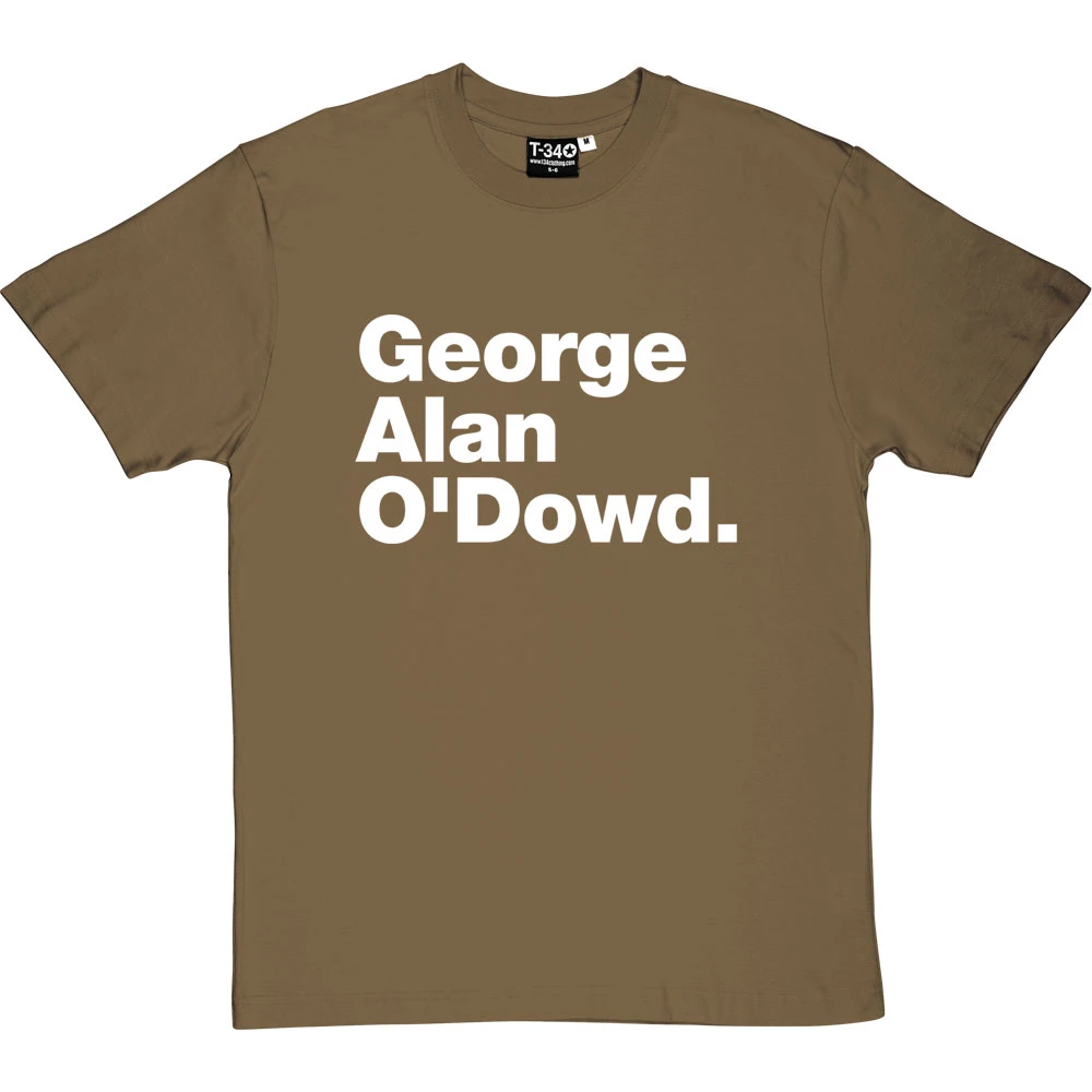 George Alan O'Dowd T-Shirt 4 George Alan O'Dowd T-Shirt - Image 4