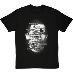 George Orwell "Who Controls The Past" T-Shirt