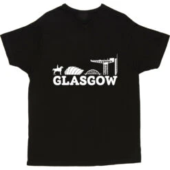 Glasgow Landmarks T-Shirt 24 Glasgow Landmarks T-Shirt -Tshirt Store glasgow landmarks tshirt 2 black mens v neck tshirt