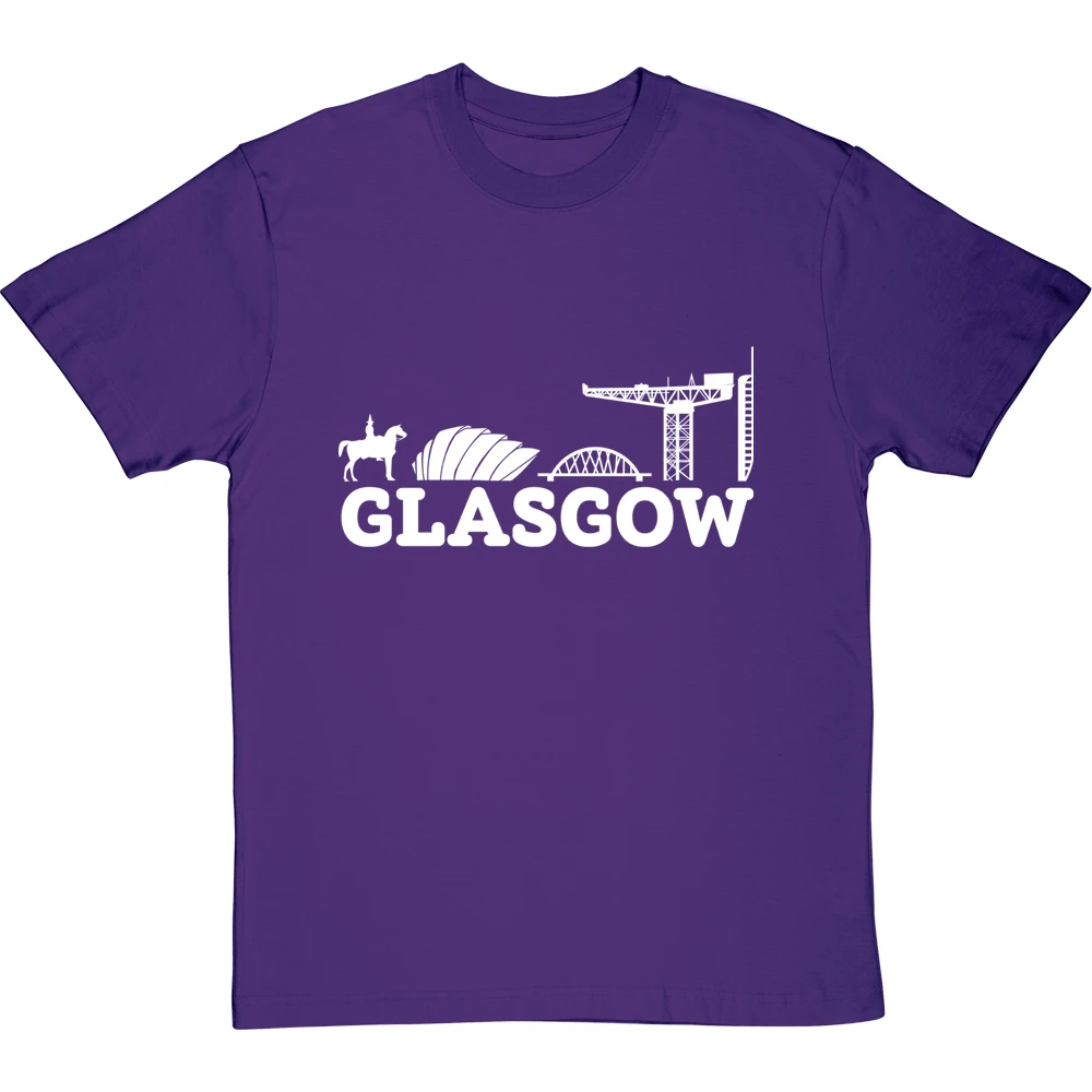 Glasgow Landmarks T-Shirt 2 Glasgow Landmarks T-Shirt - Image 2