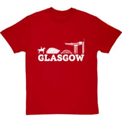 Glasgow Landmarks T-Shirt 39 Glasgow Landmarks T-Shirt -Tshirt Store glasgow landmarks tshirt 2 redtshirt