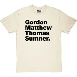 Gordon Matthew Thomas Sumner T-Shirt -Tshirt Store gordon matthew thomas sumner tshirt 1 naturaltshirt