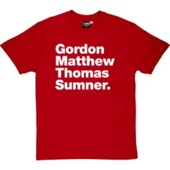 Gordon Matthew Thomas Sumner T-Shirt -Tshirt Store gordon matthew thomas sumner tshirt 2 redtshirt