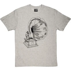 Gramophone T-Shirt -Tshirt Store gramophone tshirt 1 lightoxfordtshirt