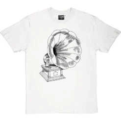 Gramophone T-Shirt -Tshirt Store gramophone tshirt 1 whitetshirt