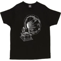 Gramophone T-Shirt -Tshirt Store gramophone tshirt 2 black mens v neck tshirt
