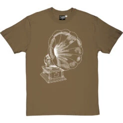 Gramophone T-Shirt -Tshirt Store gramophone tshirt 2 olivetshirt
