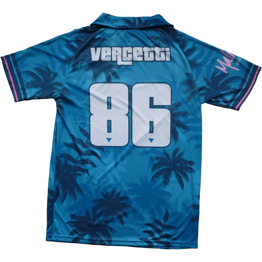 Inspired By Grand Theft Auto; Vice City: Tommy Vercetti Football Shirt 2 Inspired By Grand Theft Auto; Vice City: Tommy Vercetti Football Shirt - Image 2