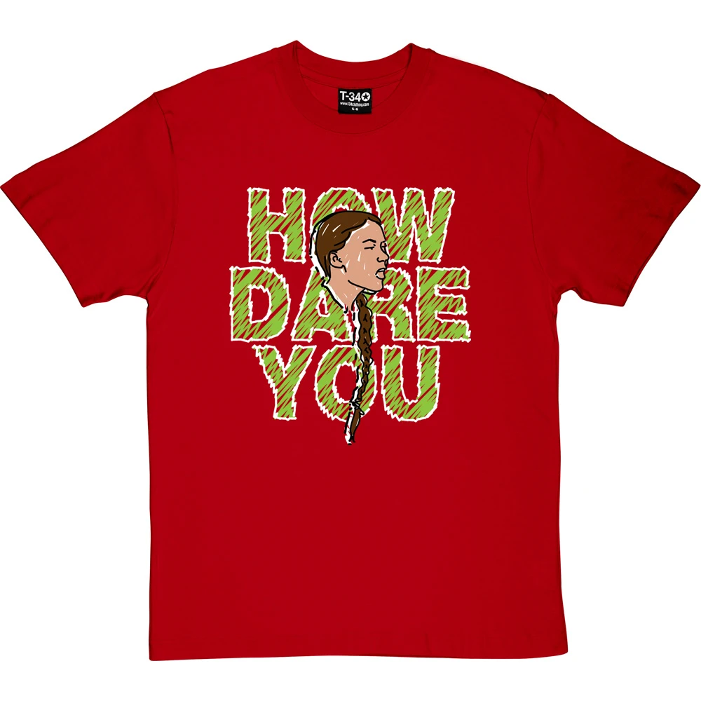 Greta Thunberg: How Dare You T-Shirt 13 Greta Thunberg: How Dare You T-Shirt - Image 13