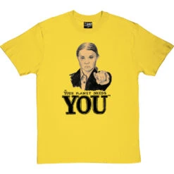 Greta Thunberg "Your Planet Needs You" T-Shirt -Tshirt Store greta your planet tshirt 179 yellowtshirt