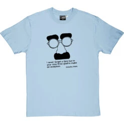 Groucho Marx T-Shirt -Tshirt Store groucho marx tshirt 1 skybluetshirt