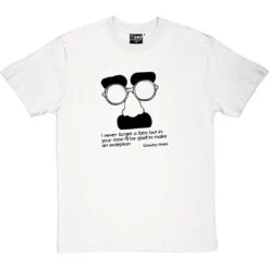 Groucho Marx T-Shirt -Tshirt Store groucho marx tshirt 1 whitetshirt