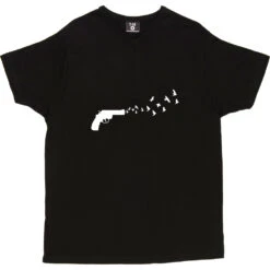 Gun Doves T-Shirt -Tshirt Store gun doves tshirt 2 black mens v neck tshirt