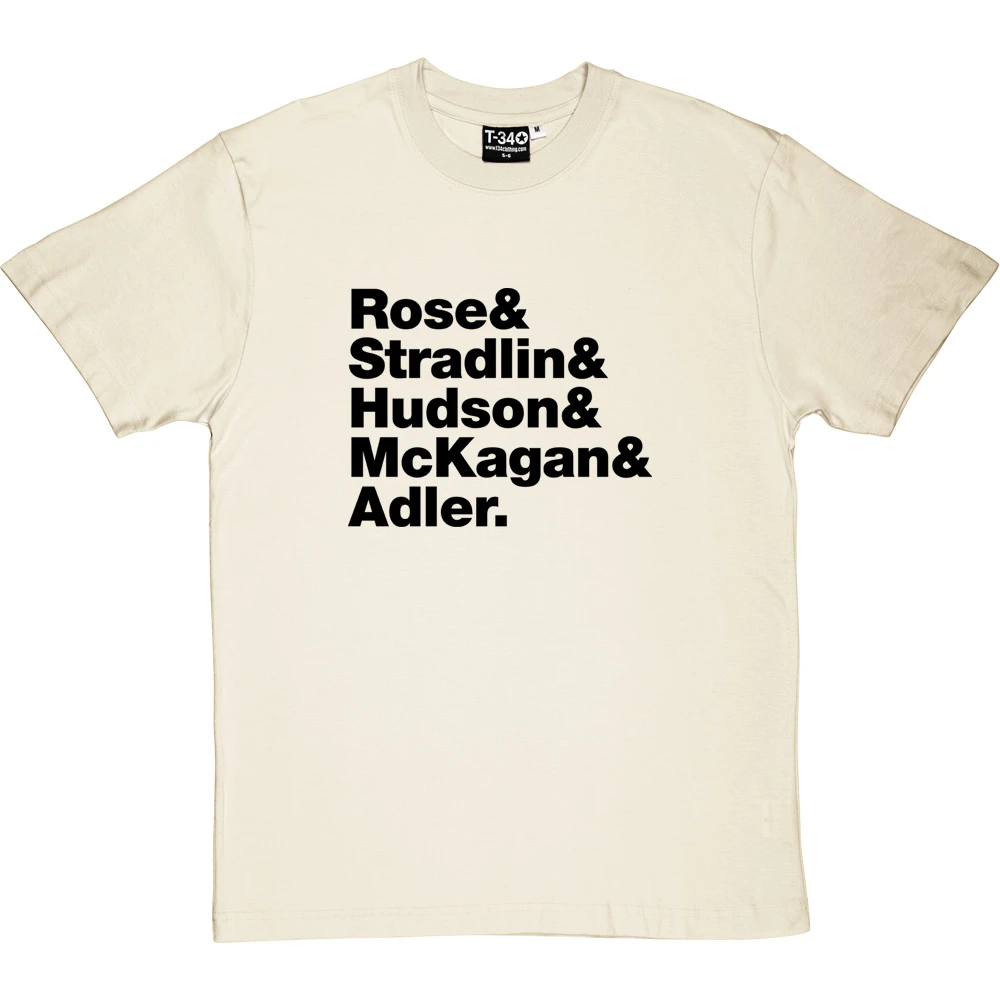 Guns N' Roses T Shirt Line-Up T-Shirt 6 Guns N' Roses T Shirt Line-Up T-Shirt - Image 6