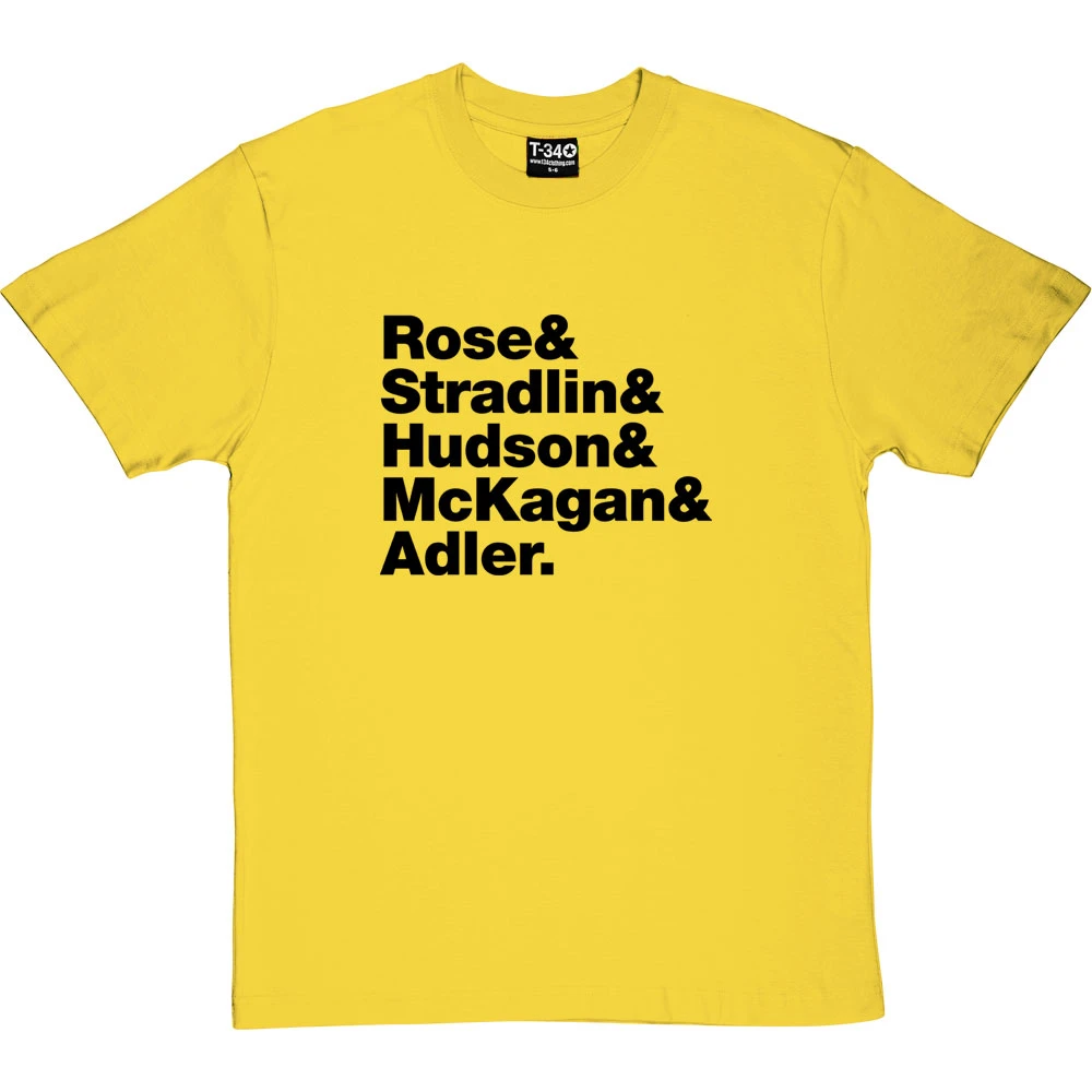 Guns N' Roses T Shirt Line-Up T-Shirt 16 Guns N' Roses T Shirt Line-Up T-Shirt - Image 16