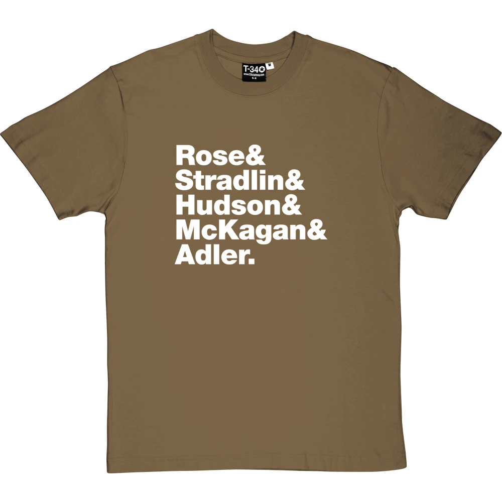 Guns N' Roses T Shirt Line-Up T-Shirt 7 Guns N' Roses T Shirt Line-Up T-Shirt - Image 7