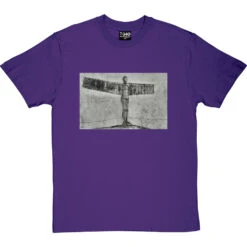 The Angel Of The North In All Weather By Hadrian Richards T-Shirt -Tshirt Store hadrian angel weather tshirt purpletshirt