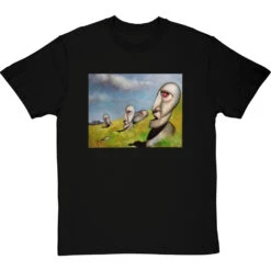 Easter Island Division Bell By Hadrian Richards T-Shirt