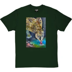 Leopard By Hadrian Richards T-Shirt -Tshirt Store hadrian leopard tshirt bottlegreentshirt