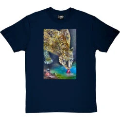 Leopard By Hadrian Richards T-Shirt -Tshirt Store hadrian leopard tshirt navybluetshirt