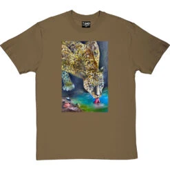 Leopard By Hadrian Richards T-Shirt -Tshirt Store hadrian leopard tshirt olivetshirt