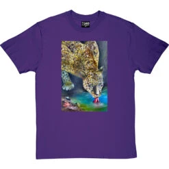 Leopard By Hadrian Richards T-Shirt -Tshirt Store hadrian leopard tshirt purpletshirt