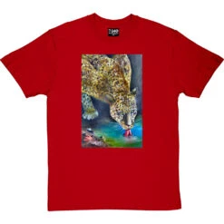 Leopard By Hadrian Richards T-Shirt -Tshirt Store hadrian leopard tshirt redtshirt