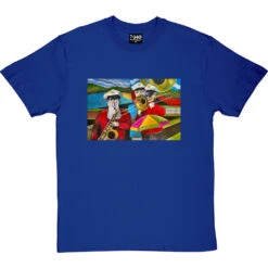 Three Musicians In Towneley Park By Hadrian Richards T-Shirt 19 Three Musicians In Towneley Park By Hadrian Richards T-Shirt -Tshirt Store hadrian musicians tshirt royalbluetshirt