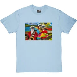 Three Musicians In Towneley Park By Hadrian Richards T-Shirt 18 Three Musicians In Towneley Park By Hadrian Richards T-Shirt -Tshirt Store hadrian musicians tshirt skybluetshirt