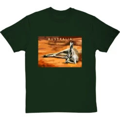 Australia By Hadrian Richards T-Shirt -Tshirt Store hadrian richards australia travel poster tshirt bottlegreentshirt