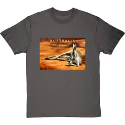Australia By Hadrian Richards T-Shirt -Tshirt Store hadrian richards australia travel poster tshirt charcoaltshirt