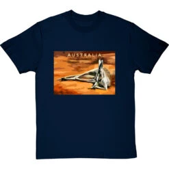 Australia By Hadrian Richards T-Shirt -Tshirt Store hadrian richards australia travel poster tshirt navybluetshirt