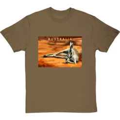 Australia By Hadrian Richards T-Shirt -Tshirt Store hadrian richards australia travel poster tshirt olivetshirt