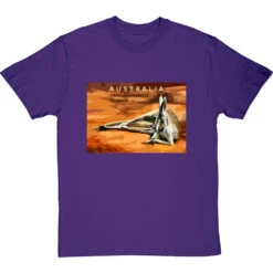 Australia By Hadrian Richards T-Shirt -Tshirt Store hadrian richards australia travel poster tshirt purpletshirt
