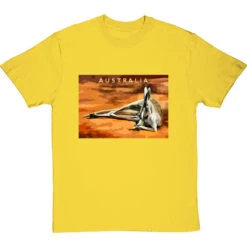 Australia By Hadrian Richards T-Shirt -Tshirt Store hadrian richards australia travel poster tshirt yellowtshirt