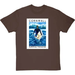 Cornwall: Surfing Paradise By Hadrian Richards T-Shirt -Tshirt Store hadrian richards cornwall surfing paradise tshirt hazelnuttshirt