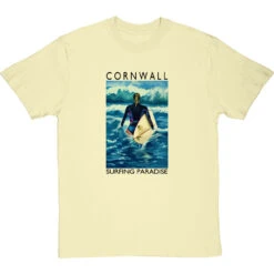 Cornwall: Surfing Paradise By Hadrian Richards T-Shirt -Tshirt Store hadrian richards cornwall surfing paradise tshirt naturaltshirt