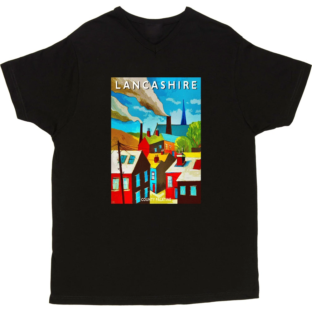 Lancashire: County Palatine By Hadrian Richards T-Shirt 3 Lancashire: County Palatine By Hadrian Richards T-Shirt - Image 3