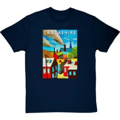Lancashire: County Palatine By Hadrian Richards T-Shirt 23 Lancashire: County Palatine By Hadrian Richards T-Shirt -Tshirt Store hadrian richards lancashire county palatine tshirt navybluetshirt