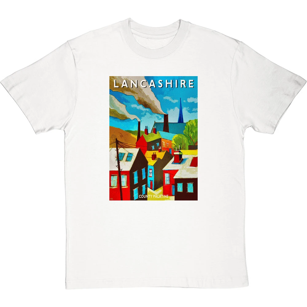 Lancashire: County Palatine By Hadrian Richards T-Shirt 2 Lancashire: County Palatine By Hadrian Richards T-Shirt - Image 2
