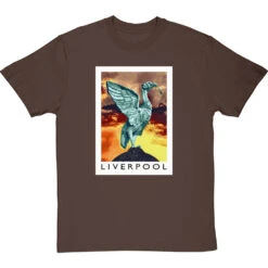 Liverpool Travel Print By Hadrian Richards T-Shirt -Tshirt Store hadrian richards liverpool travel print tshirt hazelnuttshirt