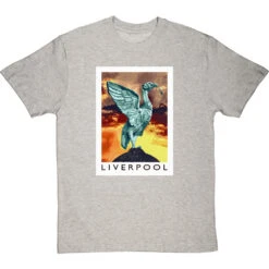 Liverpool Travel Print By Hadrian Richards T-Shirt -Tshirt Store hadrian richards liverpool travel print tshirt lightoxfordtshirt