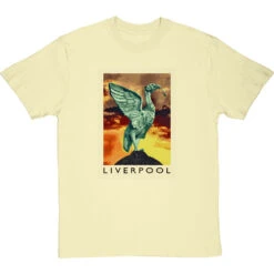 Liverpool Travel Print By Hadrian Richards T-Shirt -Tshirt Store hadrian richards liverpool travel print tshirt naturaltshirt